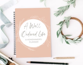 Christian Homemaker Planner, Printable Life Binder (PDF)