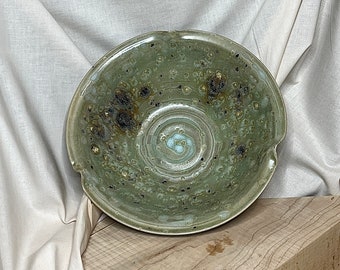 Stoneware Bowl | Turquoise | Speckled | Handmade | Large | Serving Ware