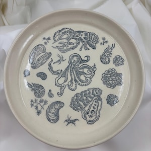 Mishima Teller-Ozean Flora und Fauna