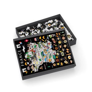 Puzzle Frankreich 1000 Teile | Familie | Aktivität