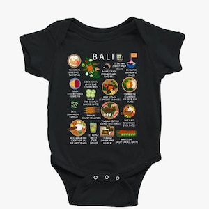 Bali Baby Onesie – Little Nasi Goreng Boss Balinese Food Infant Bodysuit