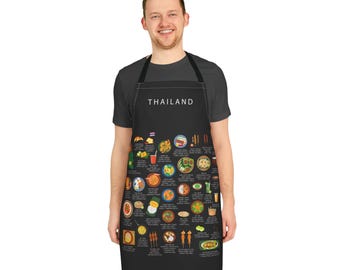 タイ料理エプロン：バンコクの屋台料理愛好家へのギフト - Etsy 日本