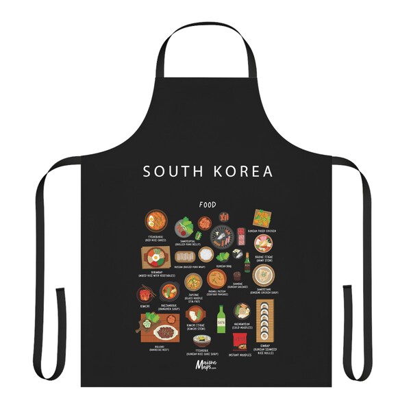 Korean Apron Etsy
