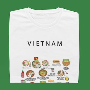 Vietnamese Foodie T-Shirt – Funny Pho, Banh Mi & Iced Coffee Gift for Food Lovers