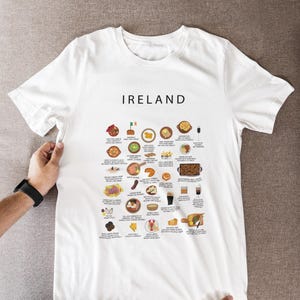 Irish Foodie T-Shirt: Stew, Soda Bread & More - Food Lover Gift