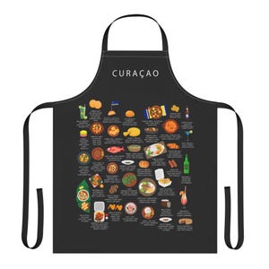 Curaçao Food Apron | Caribbean Kitchen Gift