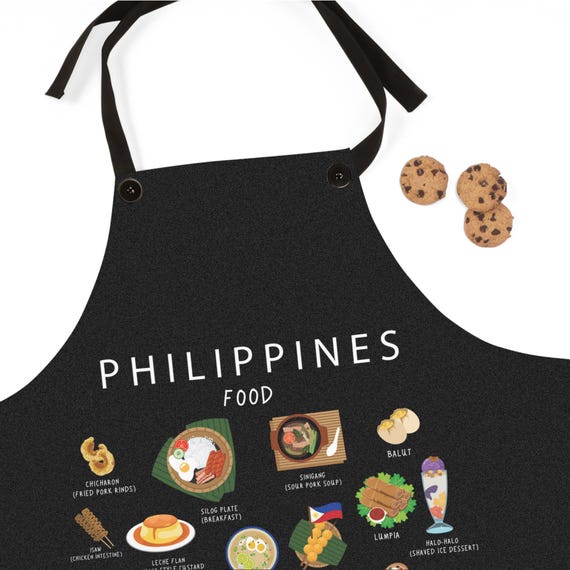 BNQL Philippinische Küchenschürze Mit Crawfish Print - Wasserdicht, 72x68 Cm