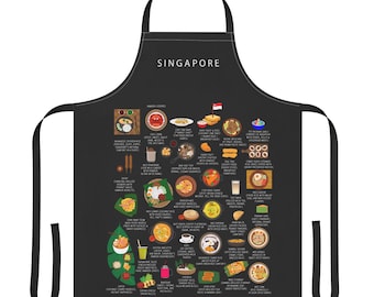 Singapore Food Apron | Hawker Cuisine Gift