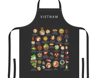 ベトナム料理用エプロン：キッチン装飾、シェフへのギフト