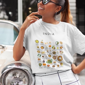 Indian Food T-Shirt: Cuisine Art, Expat Gift