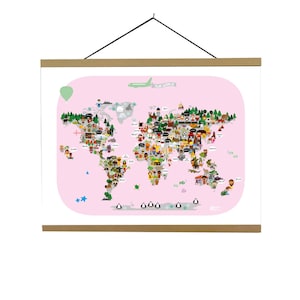 Poster unserer Welt pastell