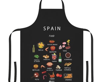 Spain Food / Delantal / Cocina / Española / Cuisine / Chef