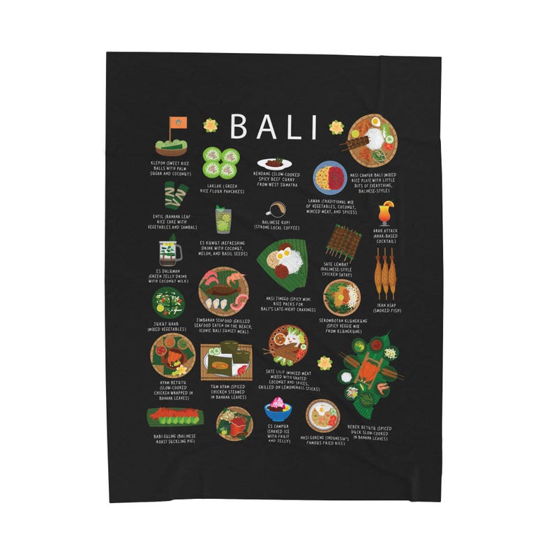 MaisonMaps Bali Food Blanket - Thumbnail 2
