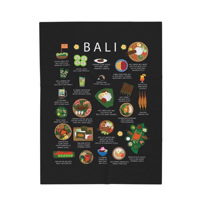 MaisonMaps Bali Food Blanket - Thumbnail 5