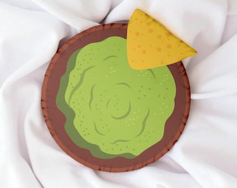 Guacamole Shaped Pillow: Fun Mexican Food Decor