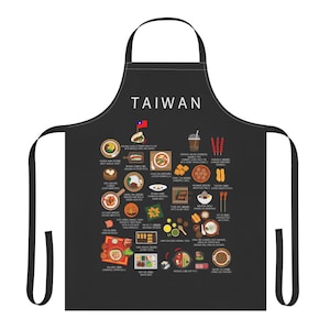 Taiwan Food Apron: Taiwanese Cuisine Cooking Gift
