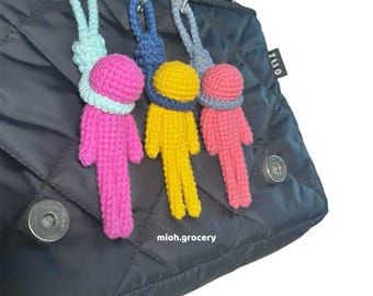 Crochet Hangman Pattern PDF | Amigurumi Keychain & Necklace Lanyard | Funny Low Sew Halloween Gift | Dark Humor Crochet Pattern DIY