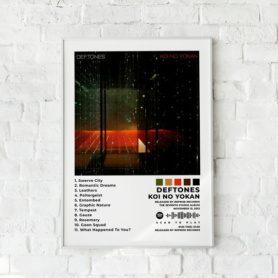 Deftones Posters Koi No Yokan Poster Album Cover Premium Matte — free download