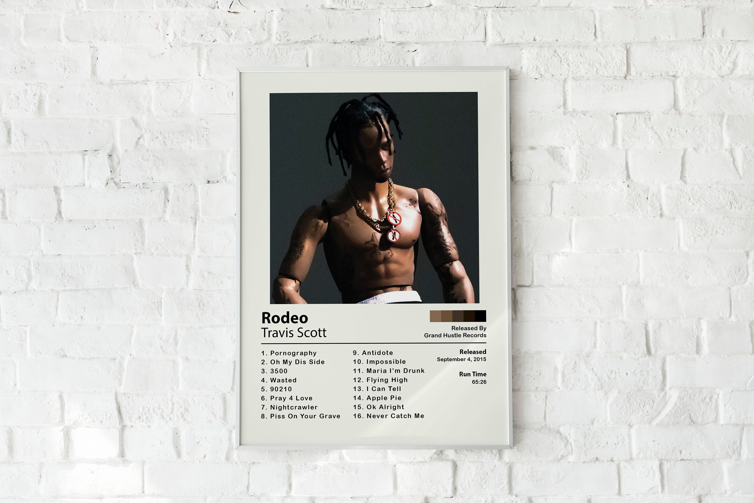 Discover Travis Posters - Rodeo Poster - Album Cover Posters - Music Print - Personalised music poster