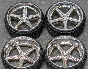 Trafficstar RTS - Custom Modified 1/24th & 1/25th Scale Model Car Wheels - 20"