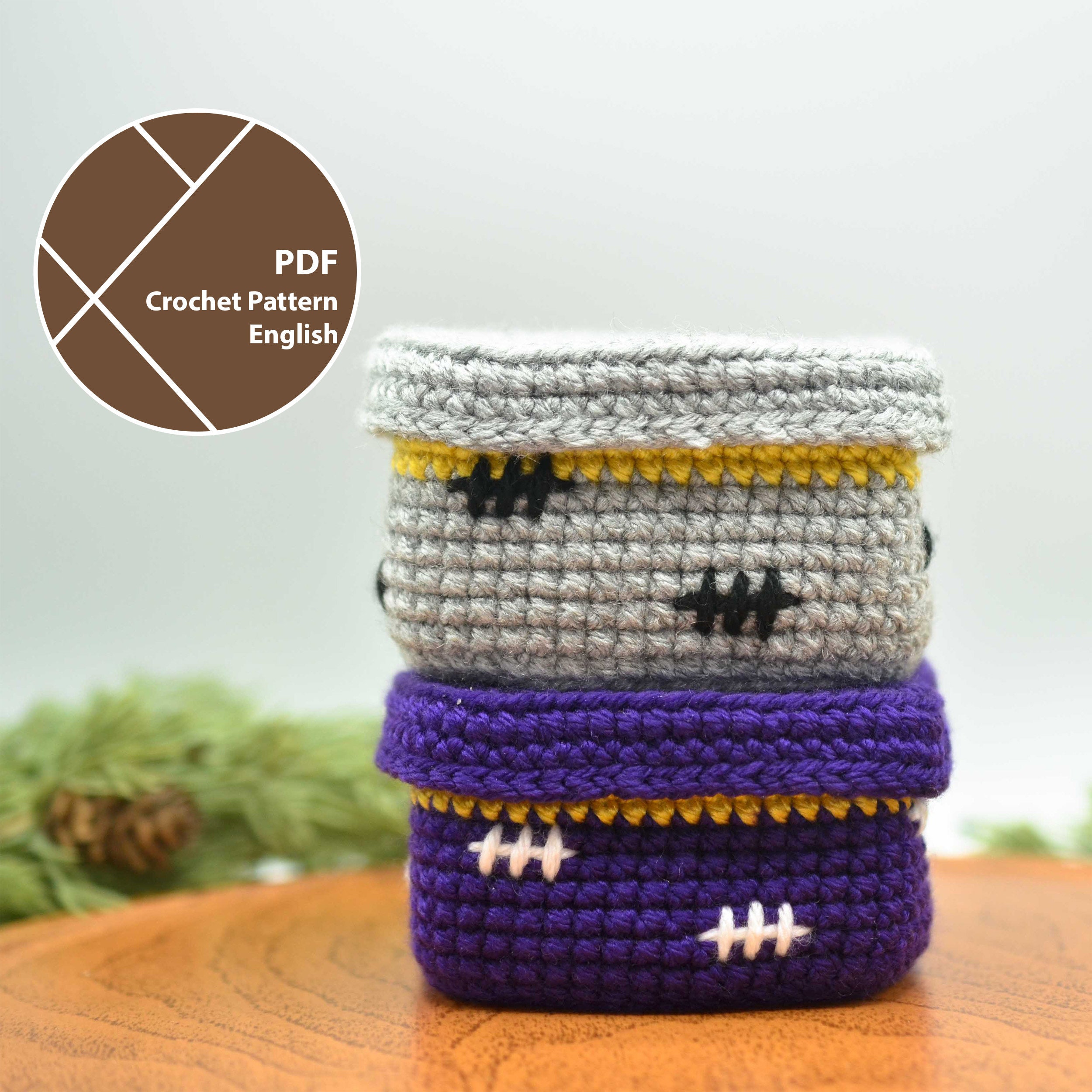 Crochet Containers Small Container Crochet Pattern: Scratching Box PDF for - Etsy