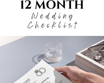 12 Month Wedding Checklist