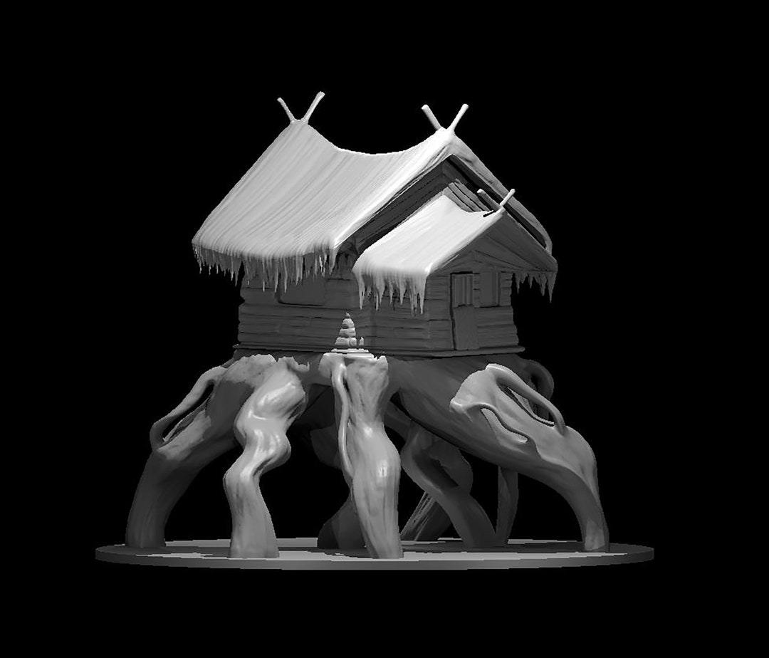 Baba Lysaga's Creeping Hut, 3D Printed to Order, Free Shipping! - Etsy
