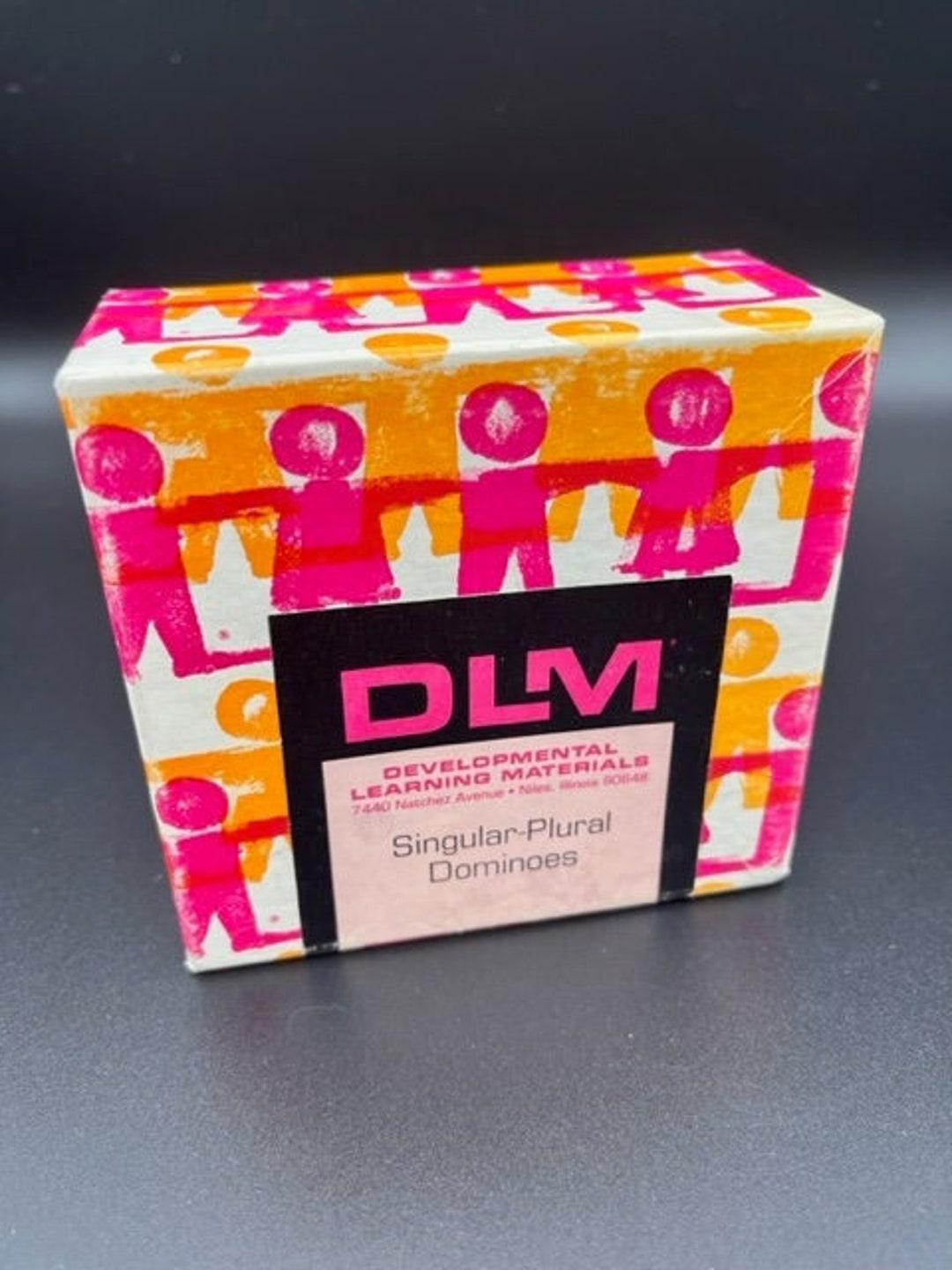 Vintage DLM Singularplural Dominoes in Box Etsy
