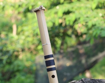 Suling (Balinese Flute) in Large Size, Handcrafted from Bamboo with Waxed Cotton Binding, Professional Grade Instrument