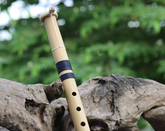 Suling (Balinese Flute) in Medium Size, Handcrafted from Bamboo with Waxed Cotton Binding, Professional Grade Instrument