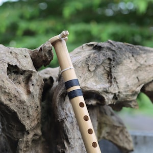 Suling (Balinese Flute) in Small Size, Handcrafted from Bamboo with Waxed Cotton Binding, Professional Grade Instrument