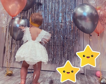 Lace Romper Sleeveless Tutu Dress For Babies and Toddlers Lace Spring Outfit for Babies Baby Shower Gift