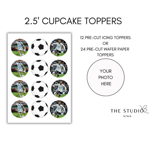 Printed photo Cake Topper, Cupcake and Cookie toppers | Any image, logo | text  | Wafer Paper  | Icing Sheet/Paper