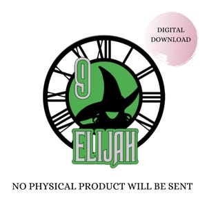 Wicked |Musical Cake Topper | Custom Cake Topper | Birthday Cake Topper | Personalised name & age | DIGITAL DOWNLOAD |
