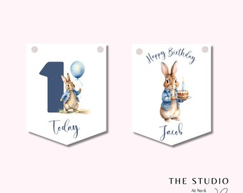 Peter Rabbit party Bunting | Custom Party Garland