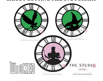 Wicked Cake Topper SVG | Cricut Cutting Files (Digital Download)