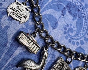 New Orleans, Louisiana Souvenir Charm Bracelet