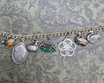 Twelve Days of Christmas Charm Bracelet