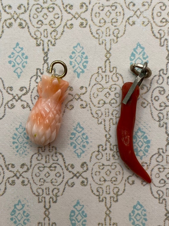 Coral Charms - Horn or Pineapple - image 2