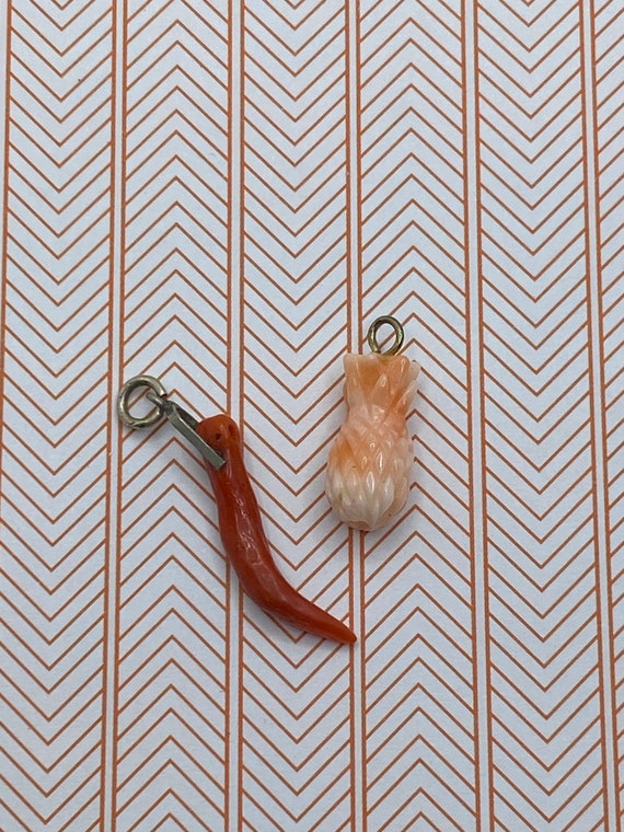 Coral Charms - Horn or Pineapple - image 1
