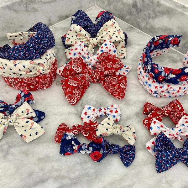 4th July Headband Etsy