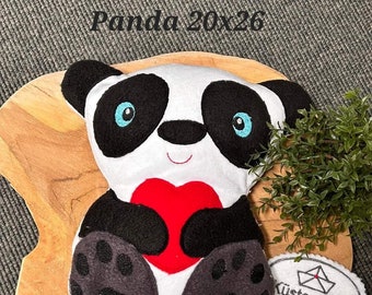 Stickdatei Panda ITH für/ab dem 20x26 cm Rahmen