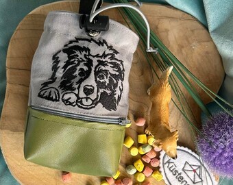 Motivo de archivo de bordado Border Collie para el marco de 10 x 10 cm