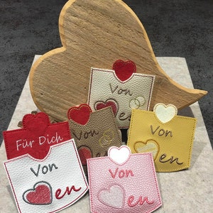 Embroidery File Money Gift Sleeve by Heart Set 5 variants 10x0