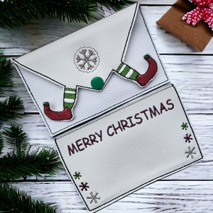 刺繍ファイル クリスマスメール封筒 ITH 用/から 13x18 フレーム