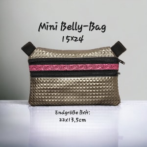 Embroidery file Mini Belly Bag ITH from the 15x24 frame (without motif)