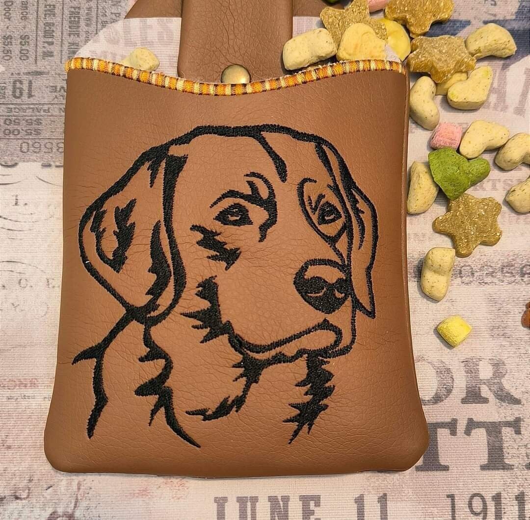 Embroidered Lab Pattern Embroidery File Motif Labrador for the 10 X 10 Cm Frame - Etsy Australia