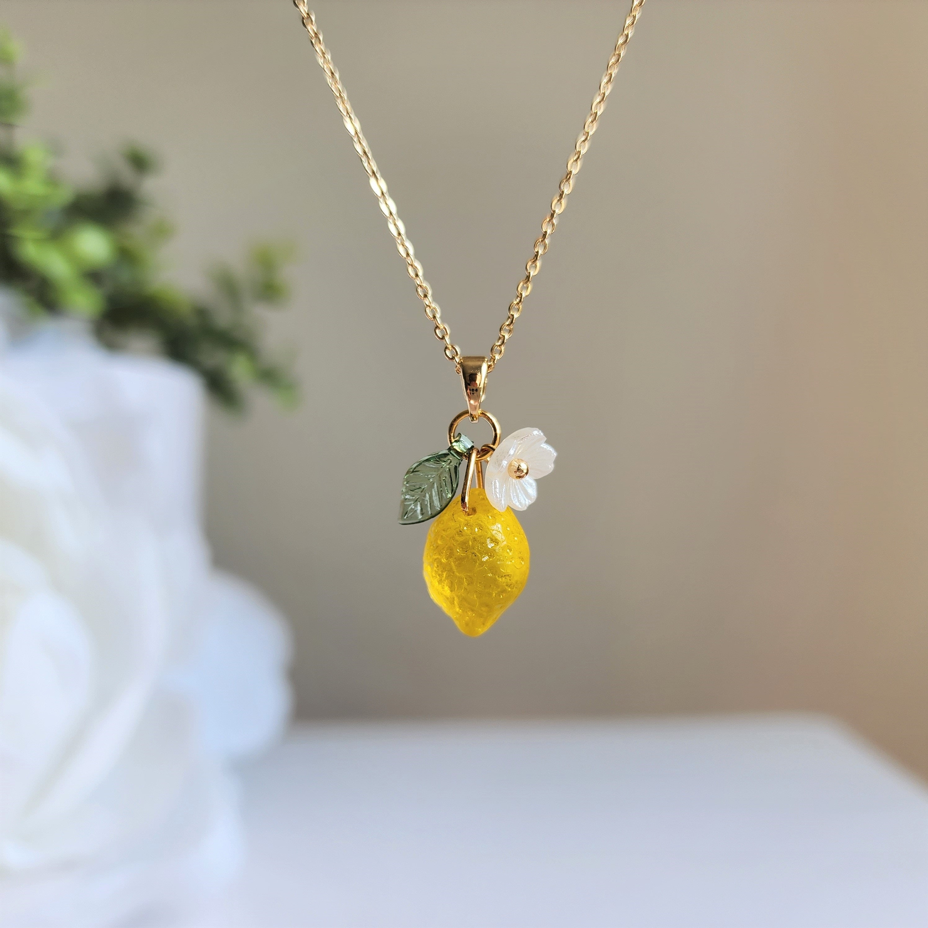 Lemon yellow jewelry sale