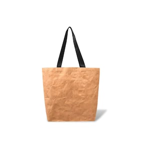 veoi® Tyvek® Tote Bag - Eco-friendly, tear-resistant shopping bag with jute handle - Waterproof, recyclable shopper tote bag - 42x38x6 cm