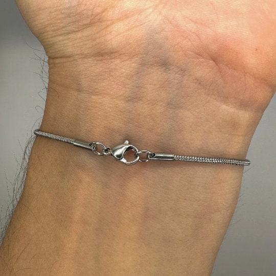 アクセサリー Snake Link Bracelet - Silver 925 925 Sterling Silver Bracelet Snake Link 8.1 Grams | eBay